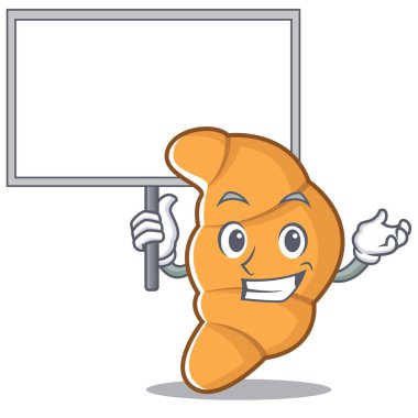 Yönetim Kurulu kruvasan karakter karikatür tarzı getirmek