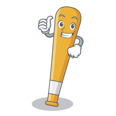 Beyzbol sopası karakter karikatür Yaşasın