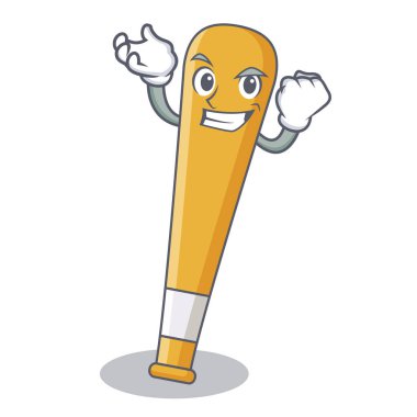 Başarılı beyzbol sopası karakter karikatür