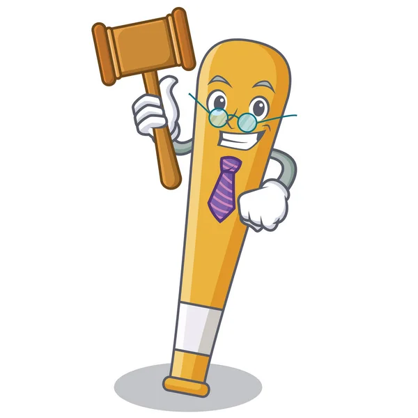 Rechter Honkbal knuppel karakter cartoon — Stockvector