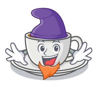 Elf kahve karakter karikatür tarzı