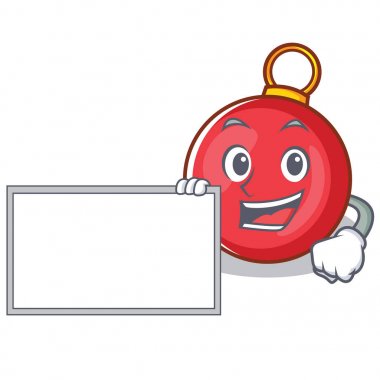 Yönetim Kurulu Noel top karakter karikatür ile