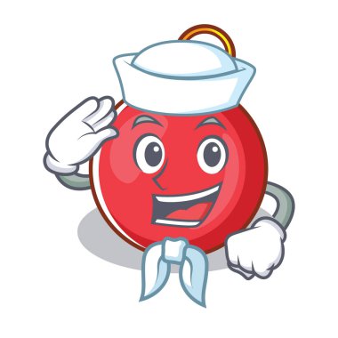 Denizci Noel top karakter karikatür