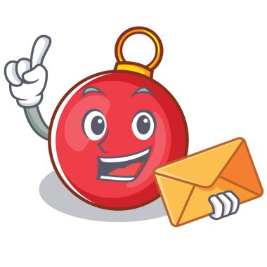 Zarf Noel top karakter karikatür ile