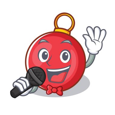 Şarkı Noel top karakter karikatür