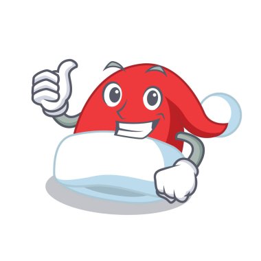 Noel şapka karakter karikatür Yaşasın