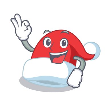 Tamam Noel şapka karakter karikatür