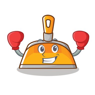 Boks faraş karakter karikatür tarzı