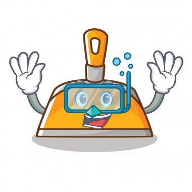 Dalış faraş karakter karikatür tarzı