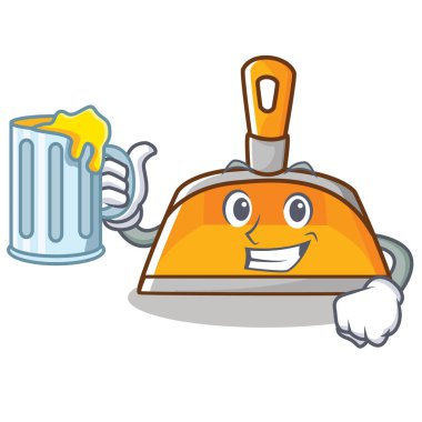 Suyu faraş karakter karikatür tarzı ile