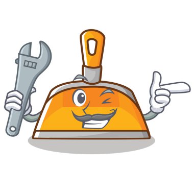 Mekanik faraş karakter karikatür tarzı