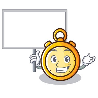 Yönetim Kurulu Chronometre karakter karikatür tarzı getirmek