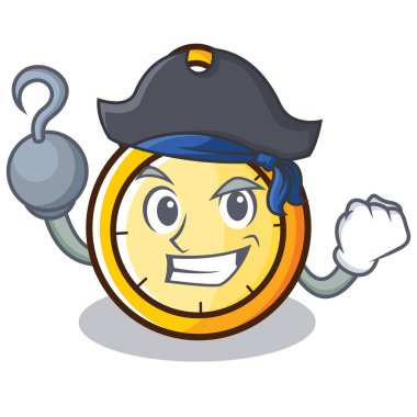 Korsan Chronometre karakter karikatür tarzı