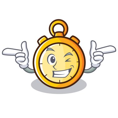 Wink Chronometre karakter karikatür tarzı