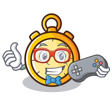 Oyun Chronometre karakter karikatür tarzı