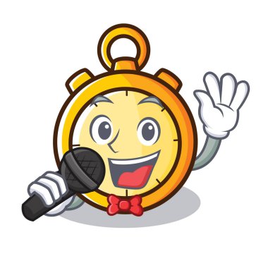 Şarkı Chronometre karakter karikatür tarzı