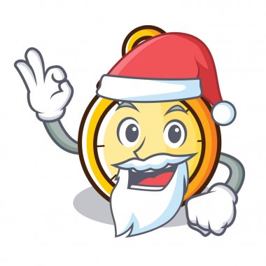 Santa Chronometre karakter karikatür tarzı