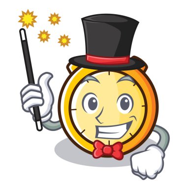 Sihirbaz Chronometre karakter karikatür tarzı