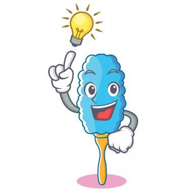 Bir fikir tüy silgi karakter karikatür var