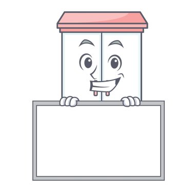 Yönetim Kurulu kabine karakter karikatür tarzı ile sırıtarak