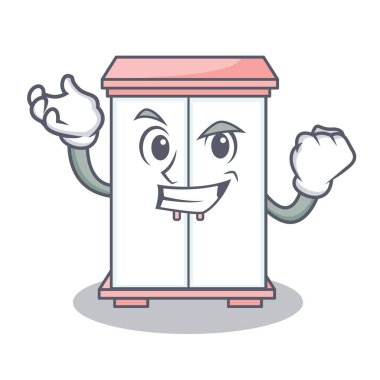 Başarılı kabine karakter karikatür tarzı