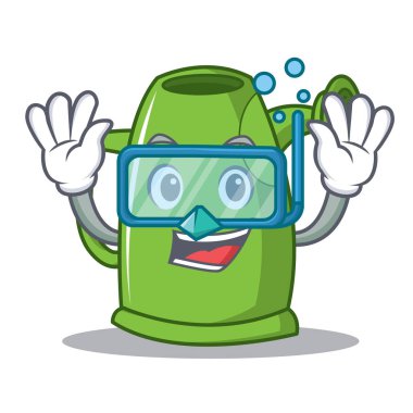 Dalış sulama olabilir karakter karikatür