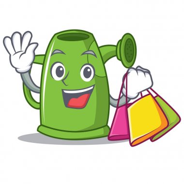 Alışveriş sulama olabilir karakter karikatür
