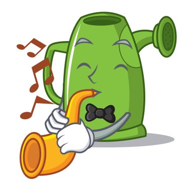 Trompet sulama olabilir karakter karikatür ile