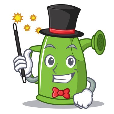 Sihirbaz sulama olabilir karakter karikatür