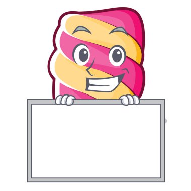 Yönetim Kurulu hatmi karakter karikatür tarzı ile sırıtarak