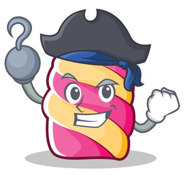 Korsan hatmi karakter karikatür tarzı