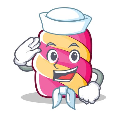 Denizci hatmi karakter karikatür tarzı