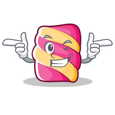 Wink hatmi karakter karikatür tarzı