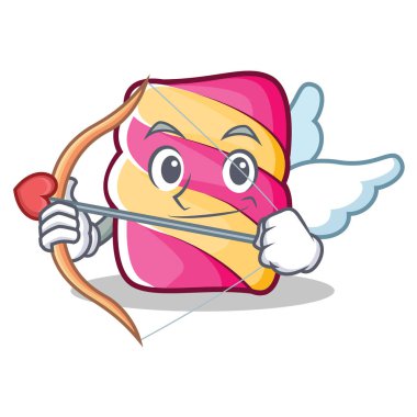 Eros marshmallow karakter karikatür tarzı