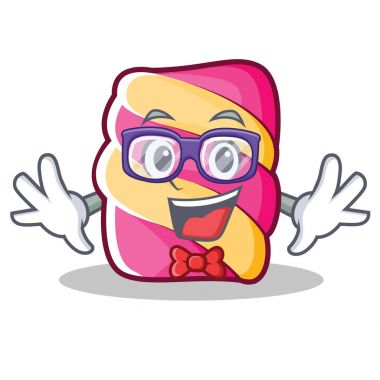 Geek hatmi karakter karikatür tarzı