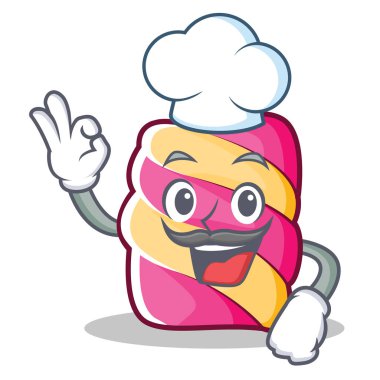 Şef hatmi karakter karikatür tarzı