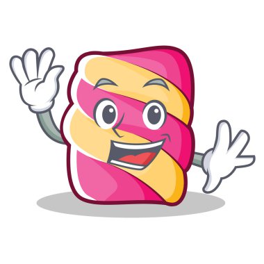 Hatmi karakter karikatür tarzı sallayarak