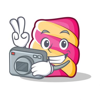 Fotoğrafçı hatmi karakter karikatür tarzı