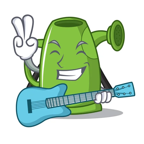 ギター漫画を文字できる散水 — ストックベクタ