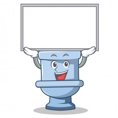 Yönetim Kurulu tuvalet karakter karikatür tarzı