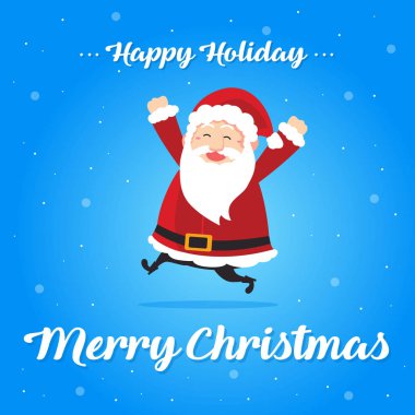 Noel kartı sevimli tasarım stili