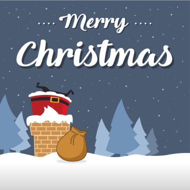 Şirin kart Noel Noel Baba