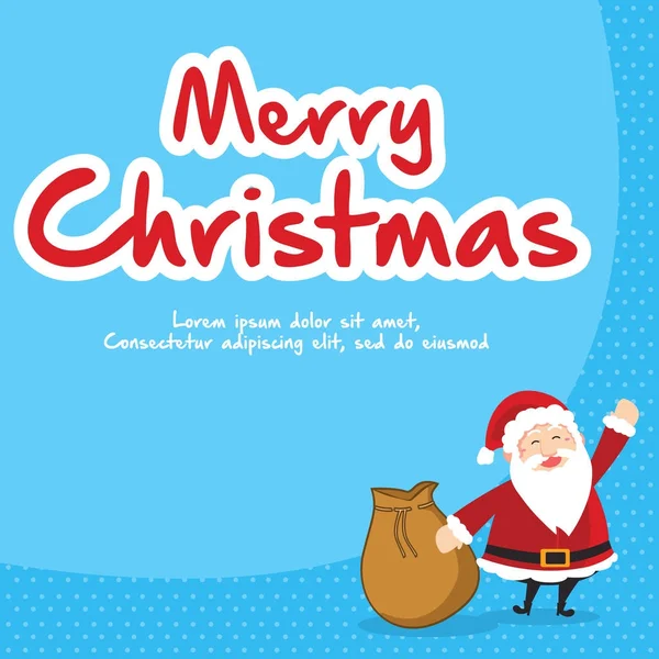 Weihnachten mit Geschenkkartenstil — Stockvektor