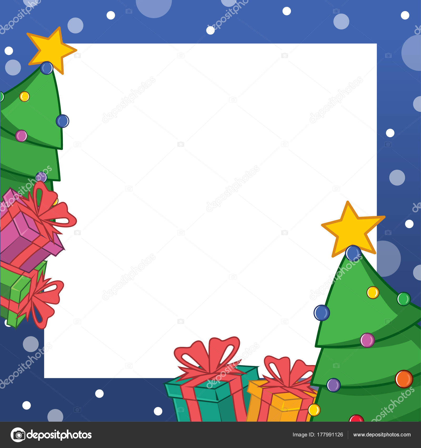 コレクション クリスマス フレーム デザイン アート ストックベクター ©kongvector 177991126, image size:1600x1700