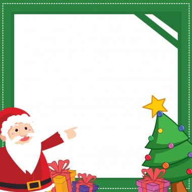 Noel çerçeve hediye tasarımı ile