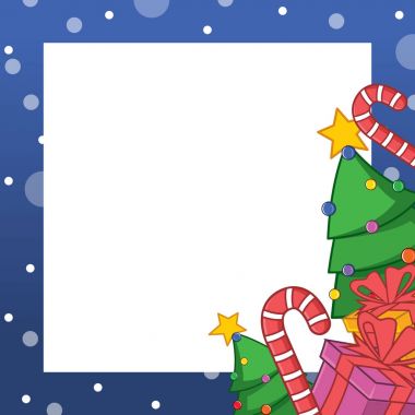 Koleksiyon Noel çerçeve Tasarım sanat