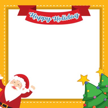 Çerçeve Noel tarzı toplama