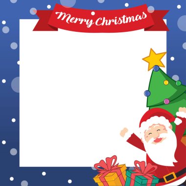 Koleksiyon Noel çerçeve Tasarım sanat