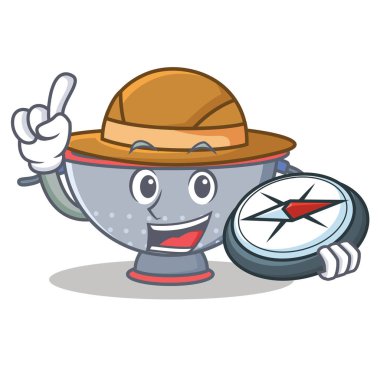 Explorer kevgir kap karakter karikatür