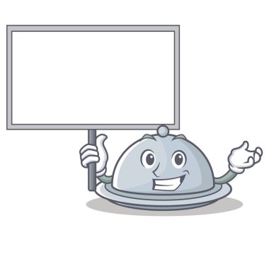 Tahta tepsi karakter karikatür tarzı getirmek